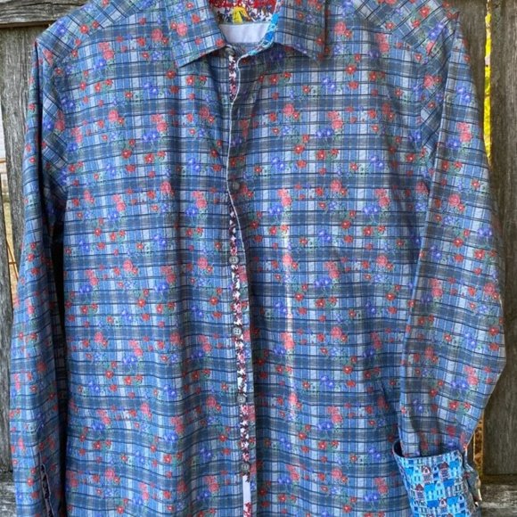 Robert Graham Other - Robert Graham Medieval War Luxurious Ltd Floral Sport Shirt L